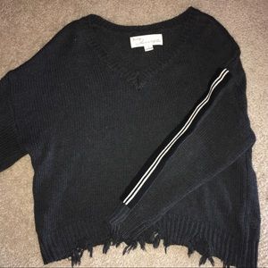 cozy black sweater